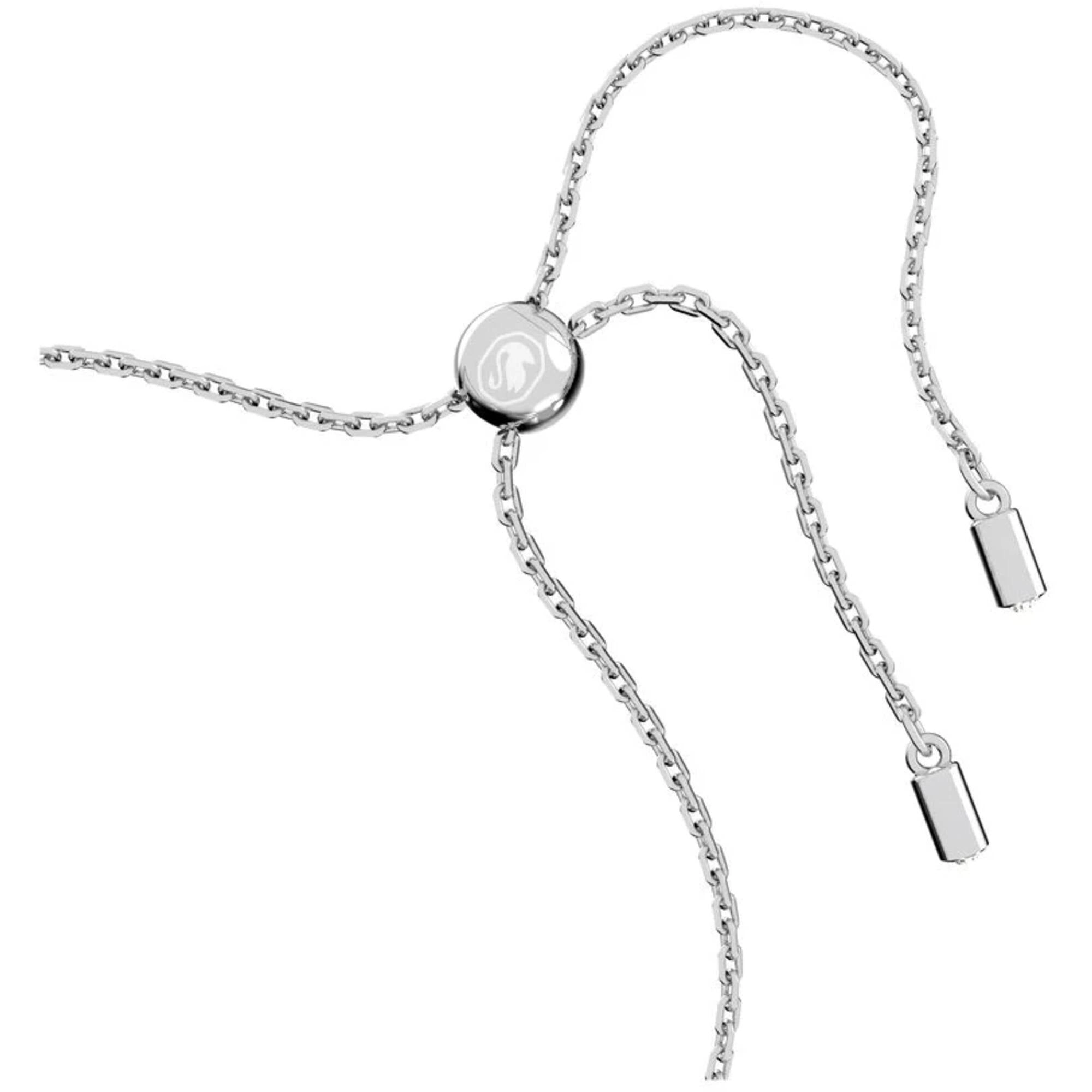 Swarovski Women's Bracelet - Gema White Flower Mixed Cuts Rhodium Plated | 5644684