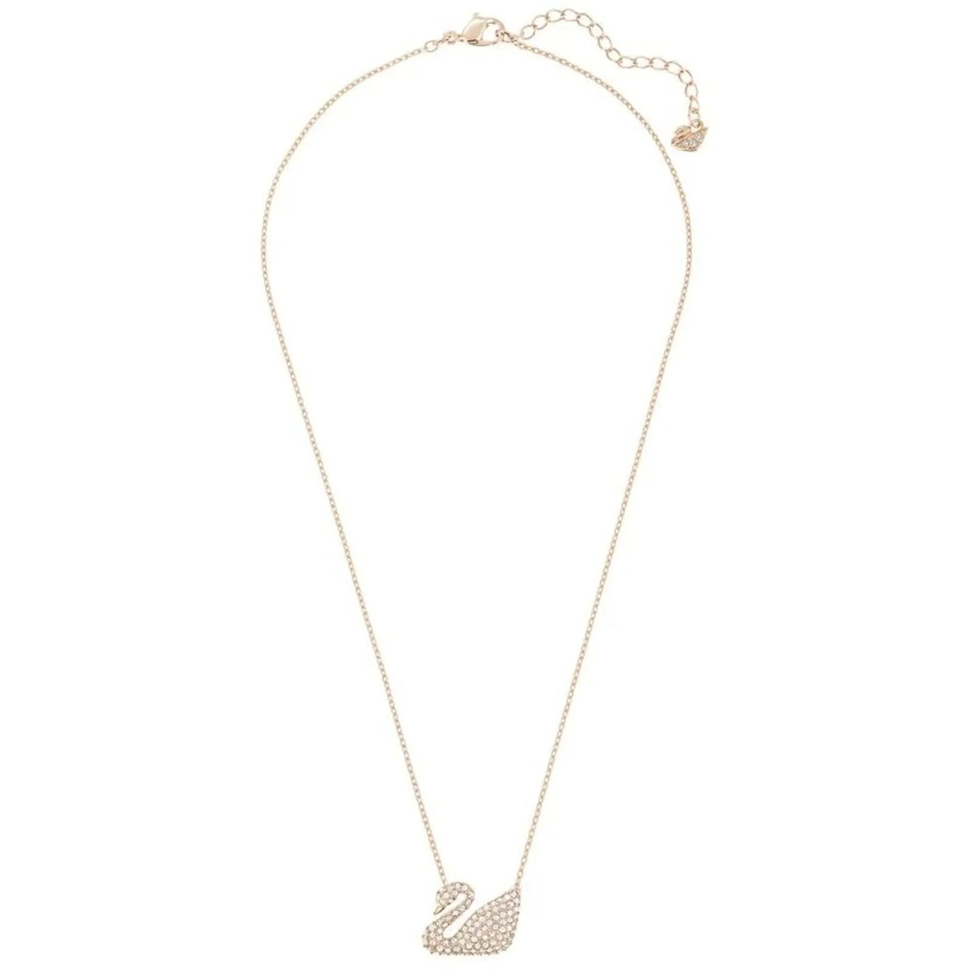 Swarovski Women's Necklace - Swan Crystal Pave Rose Gold Plated | 5121597