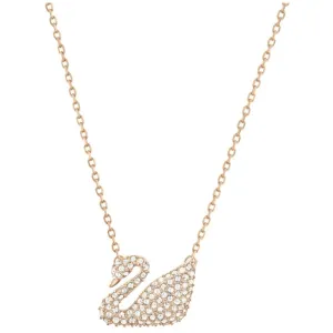 Swarovski Women's Necklace - Swan Crystal Pave Rose Gold Plated | 5121597