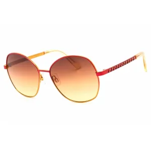 Swarovski Women's Sunglasses - Full Rim Bordeaux Metal Butterfly Frame | SK0368 71F