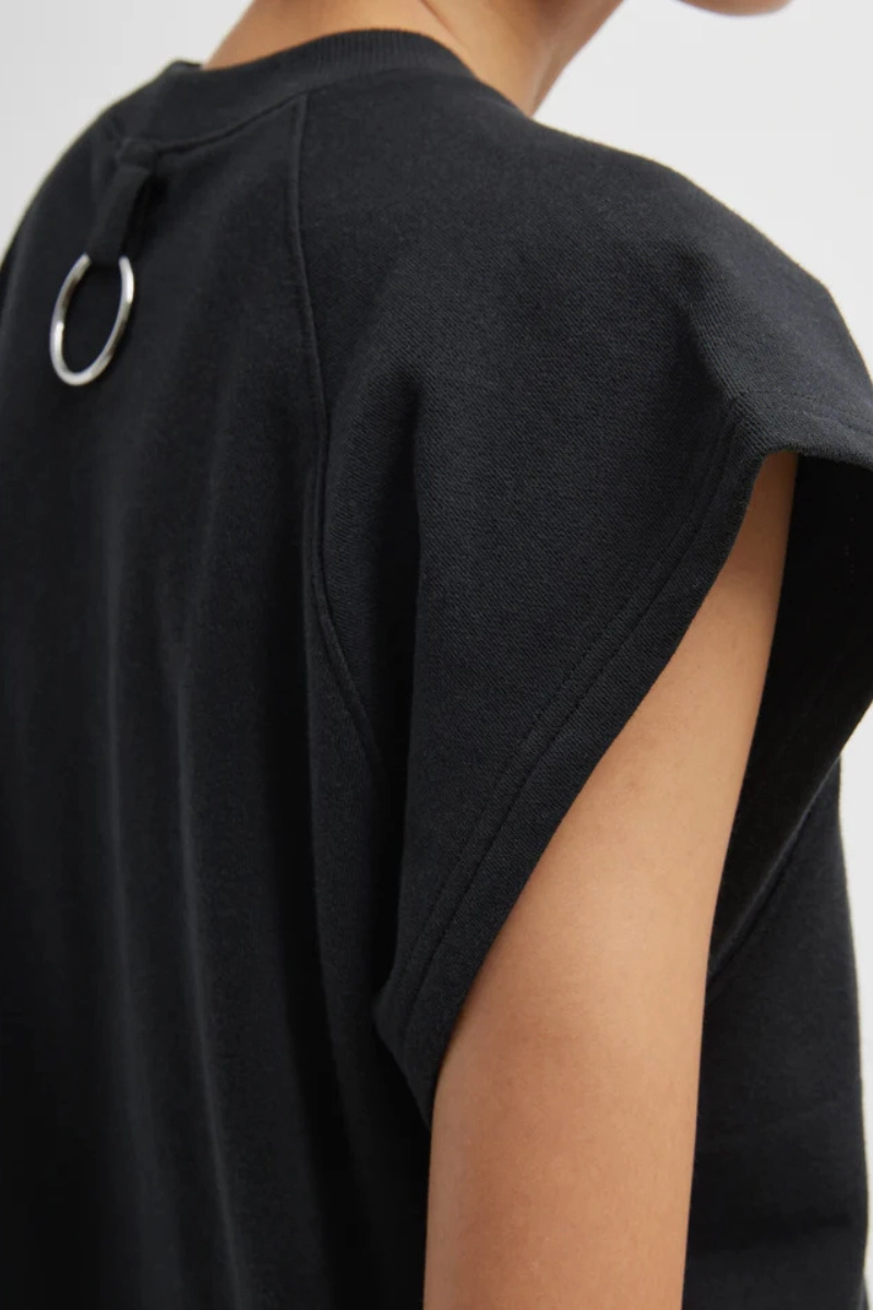 Sweatshirting Sleeveless Easy Top