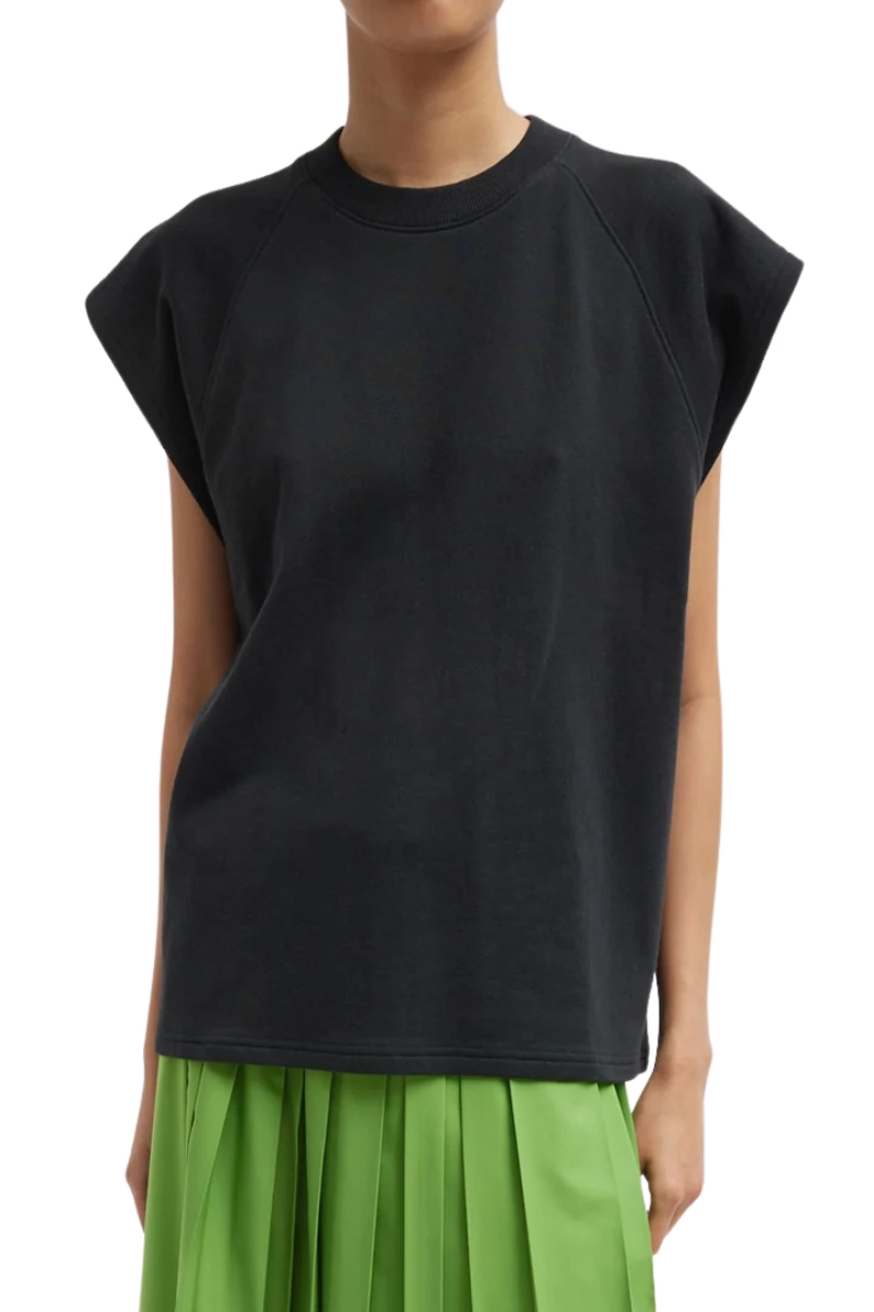 Sweatshirting Sleeveless Easy Top