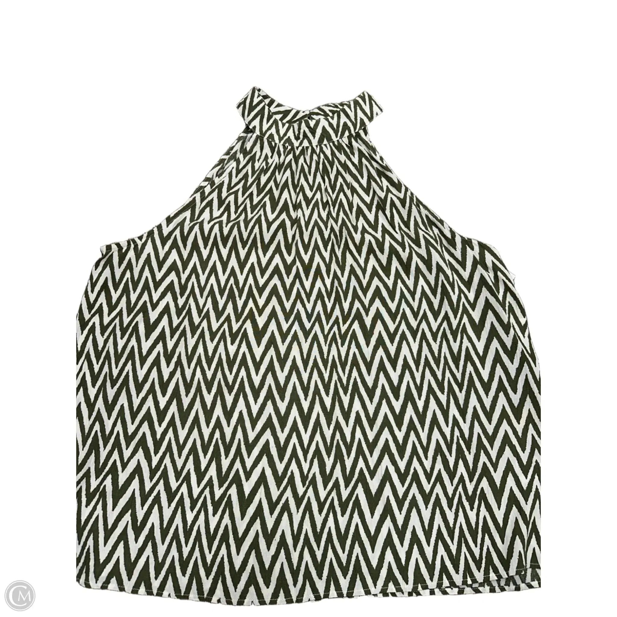 Tank Top By Halogen In Green, Size: L