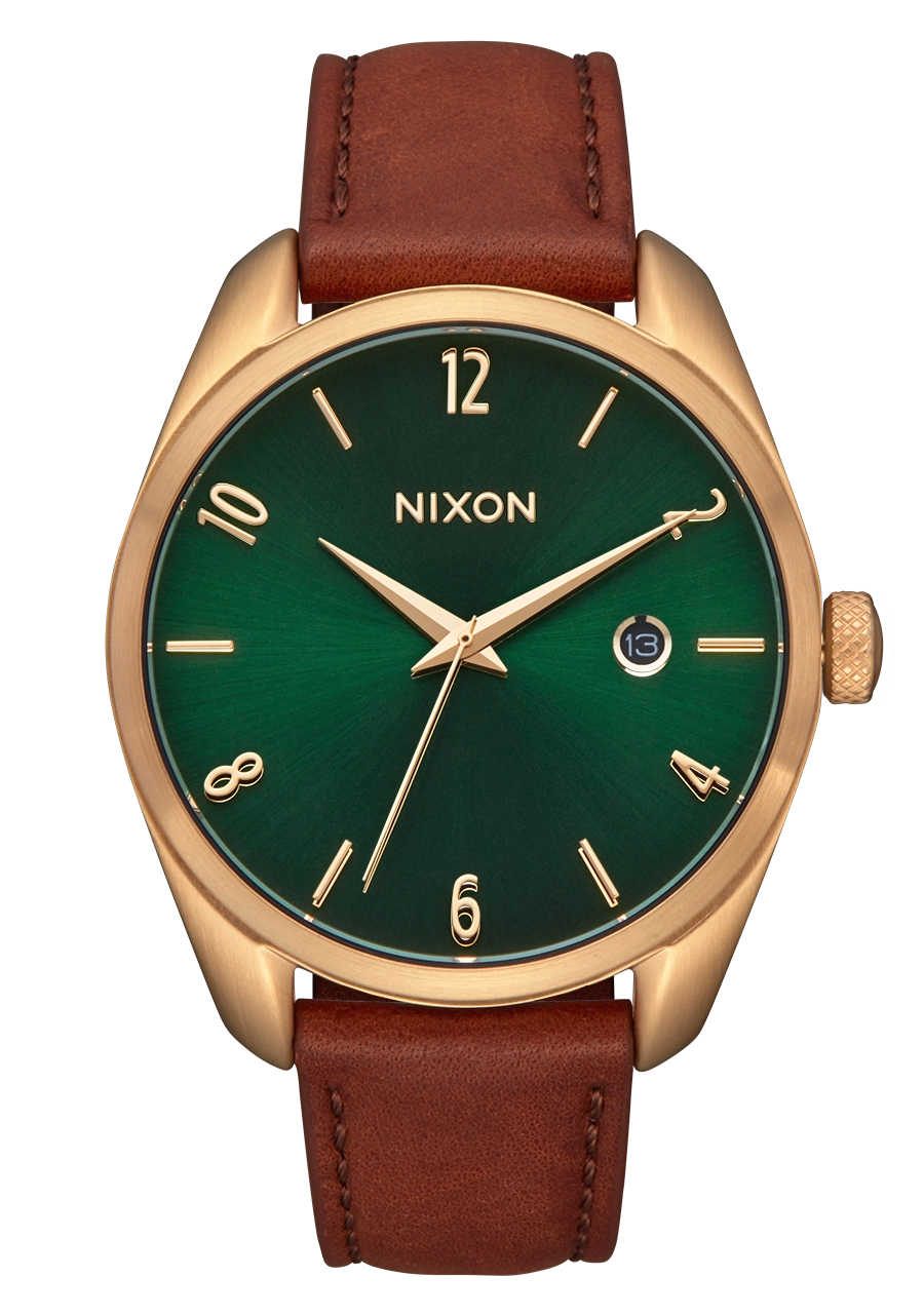 Thalia Leather - All Gold / Green Sunray