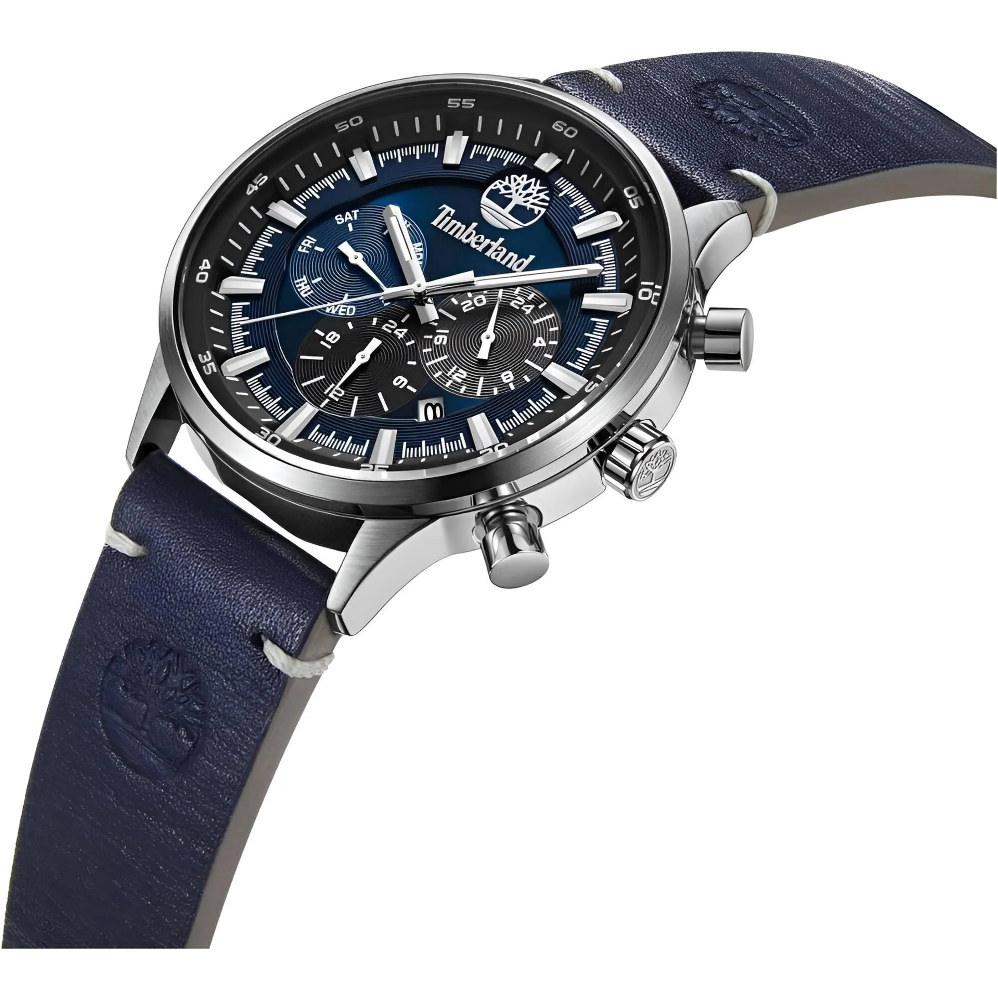 Timberland Men's Watch - Dress Sport Dark Blue and Black Dial Strap | TDWGF2181701