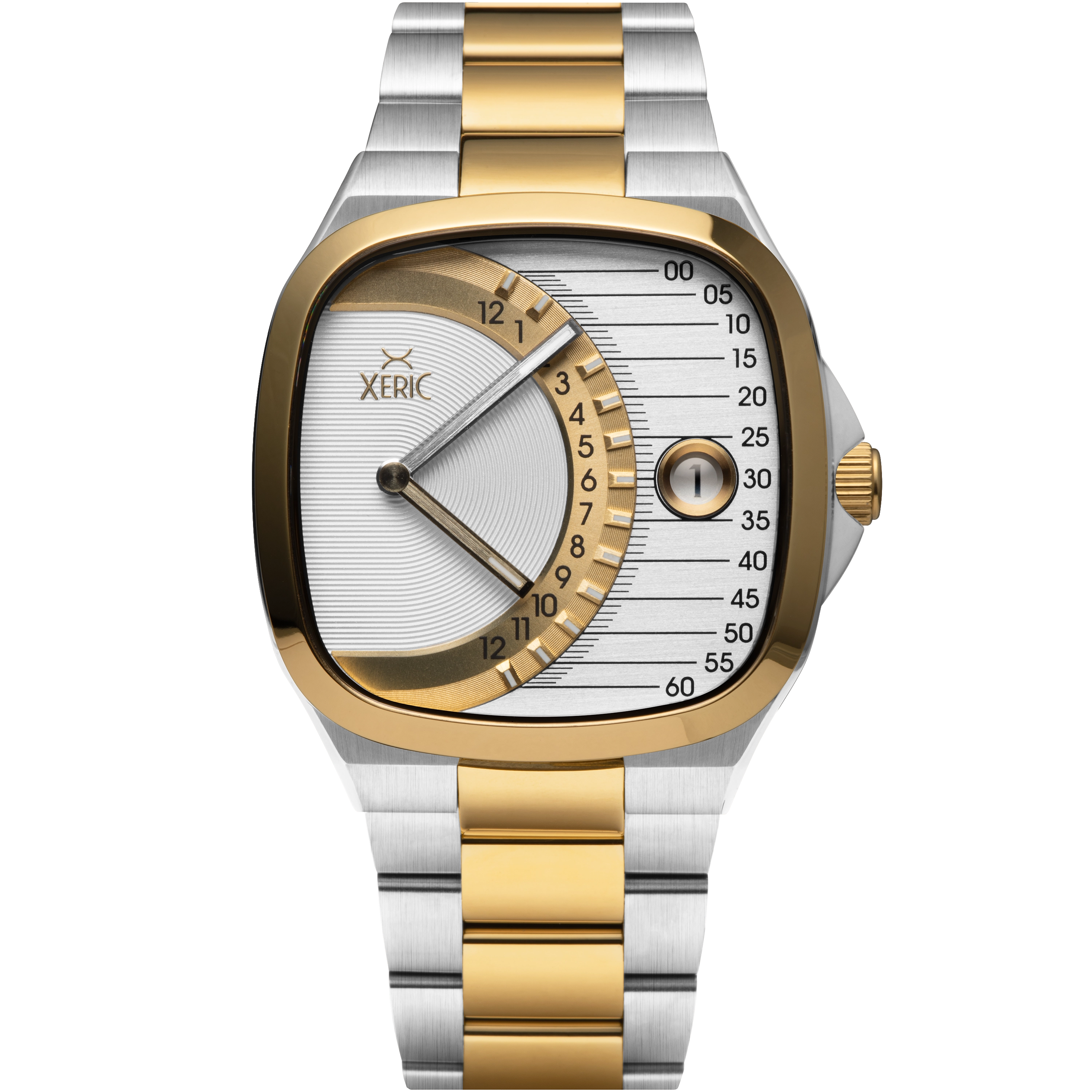 Timeline Retrograde Automatic Two-tone Gold Silver
