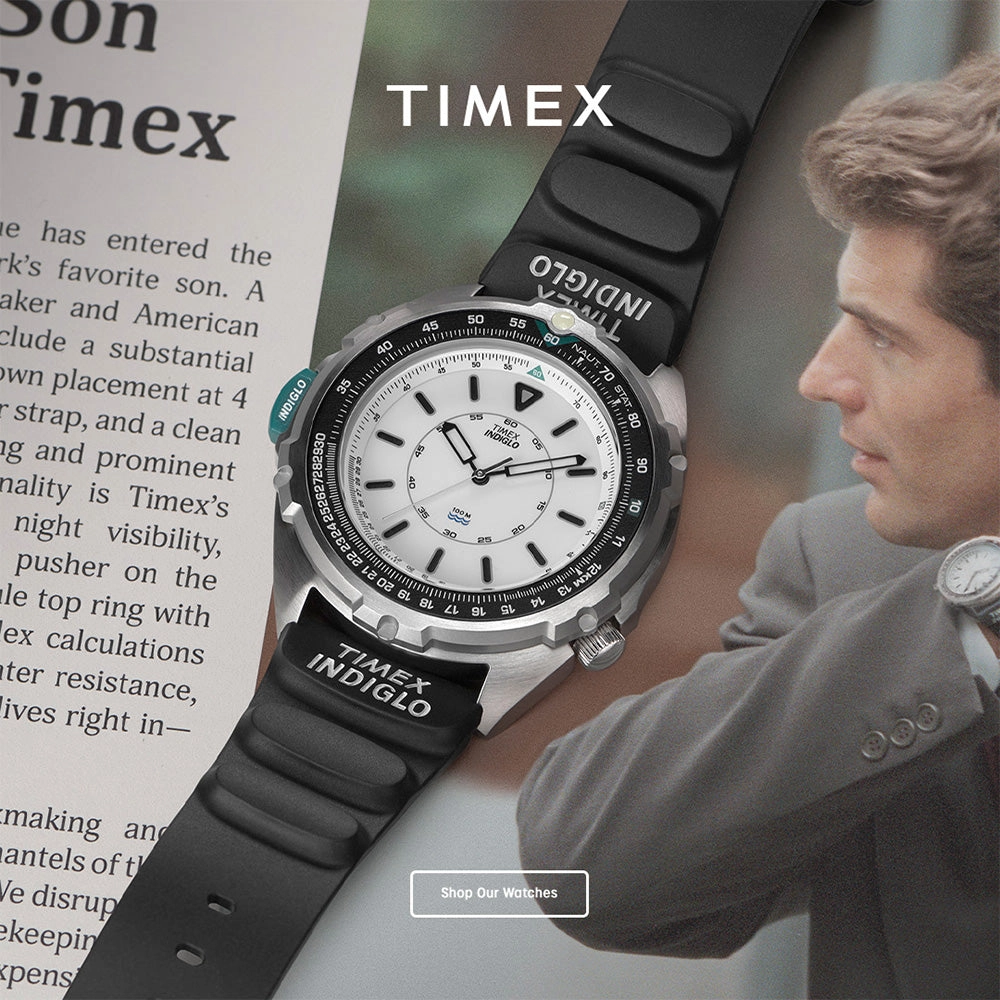 Timex 1995 Reissue 3-Hand 46mm Rubber Band