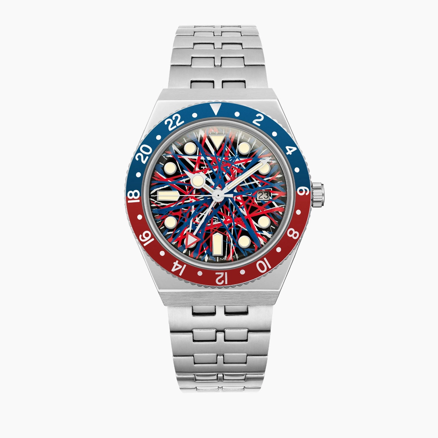 Timex Q GMT Crimson Tide