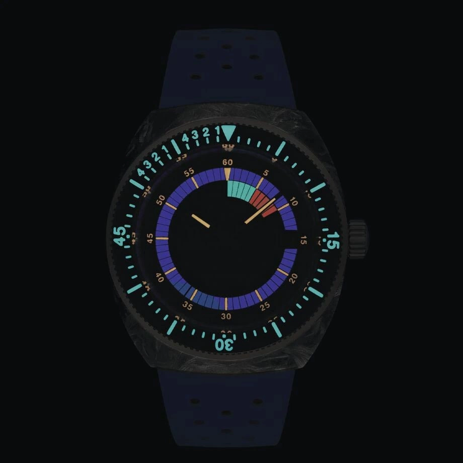 Tissot Sideral Blue 41mm Steel & Forged Carbon Automatic Watch T1454079705701