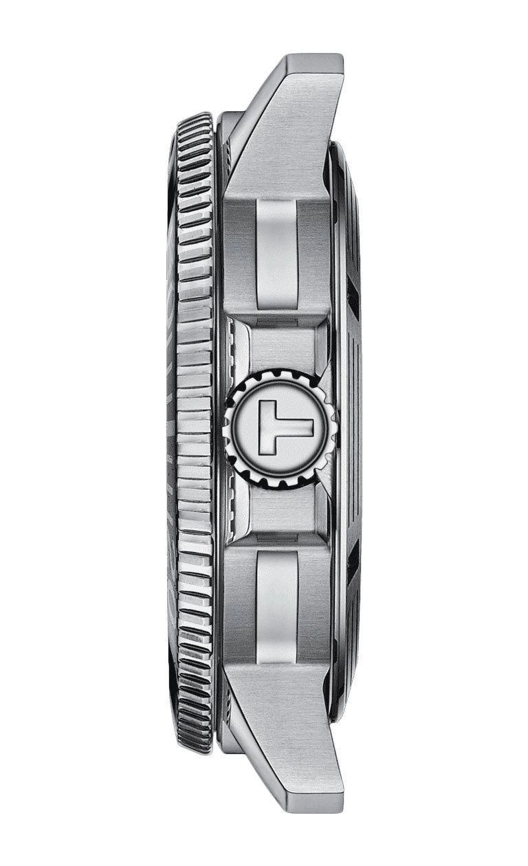 Tissot T-Sport Seastar 1000 Automatic Powermatic 80 Stainless Steel Blue Dial Date Divers Mens Watch T120.407.11.041.03
