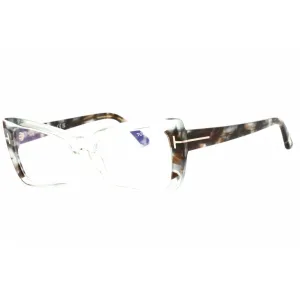 Tom Ford Women's Eyeglasses - Shiny Light Green Plastic Cat Eye Frame | FT5879-B 093