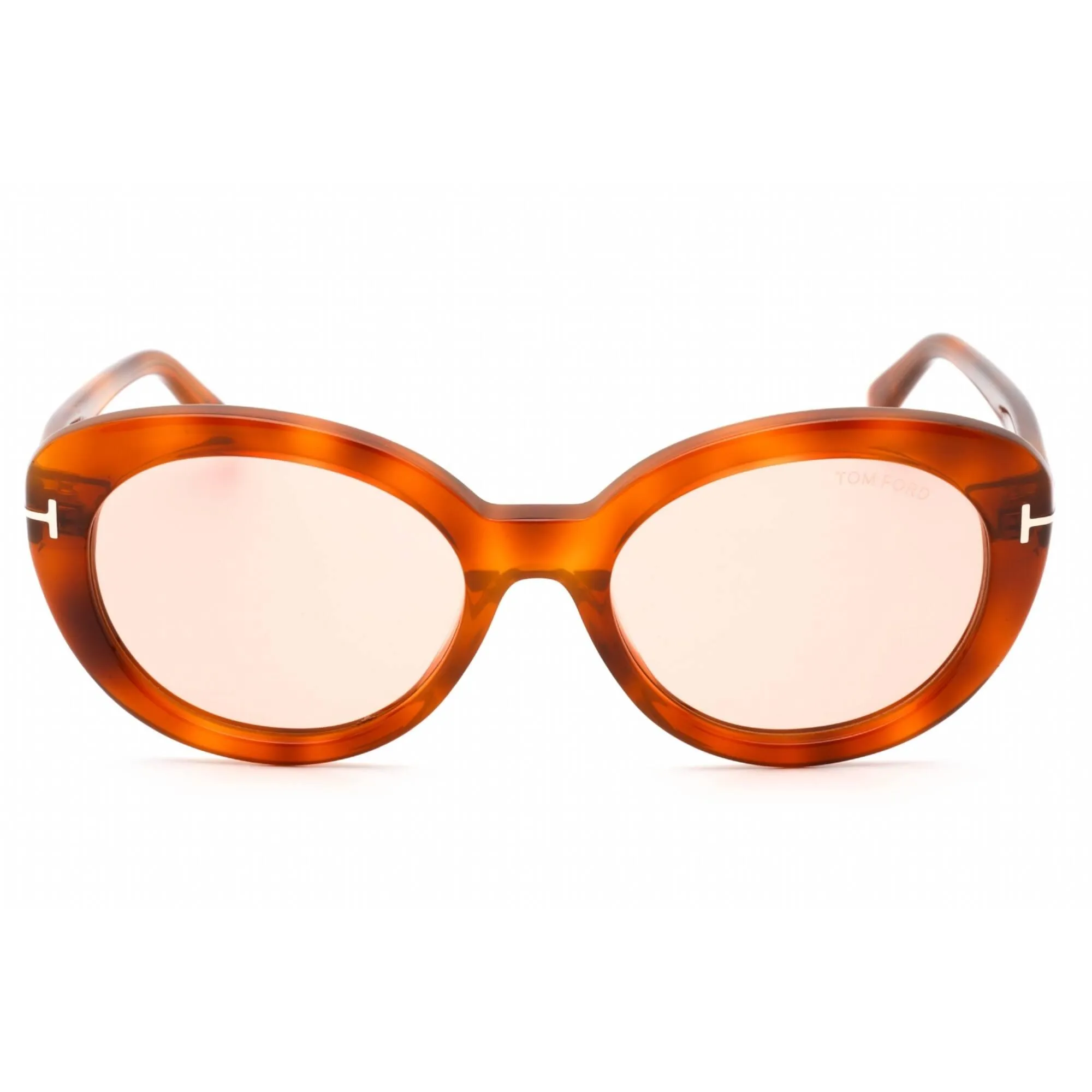 Tom Ford Women's Sunglasses - Blonde Havana Plastic Frame Violet Lens | FT1009 53Y