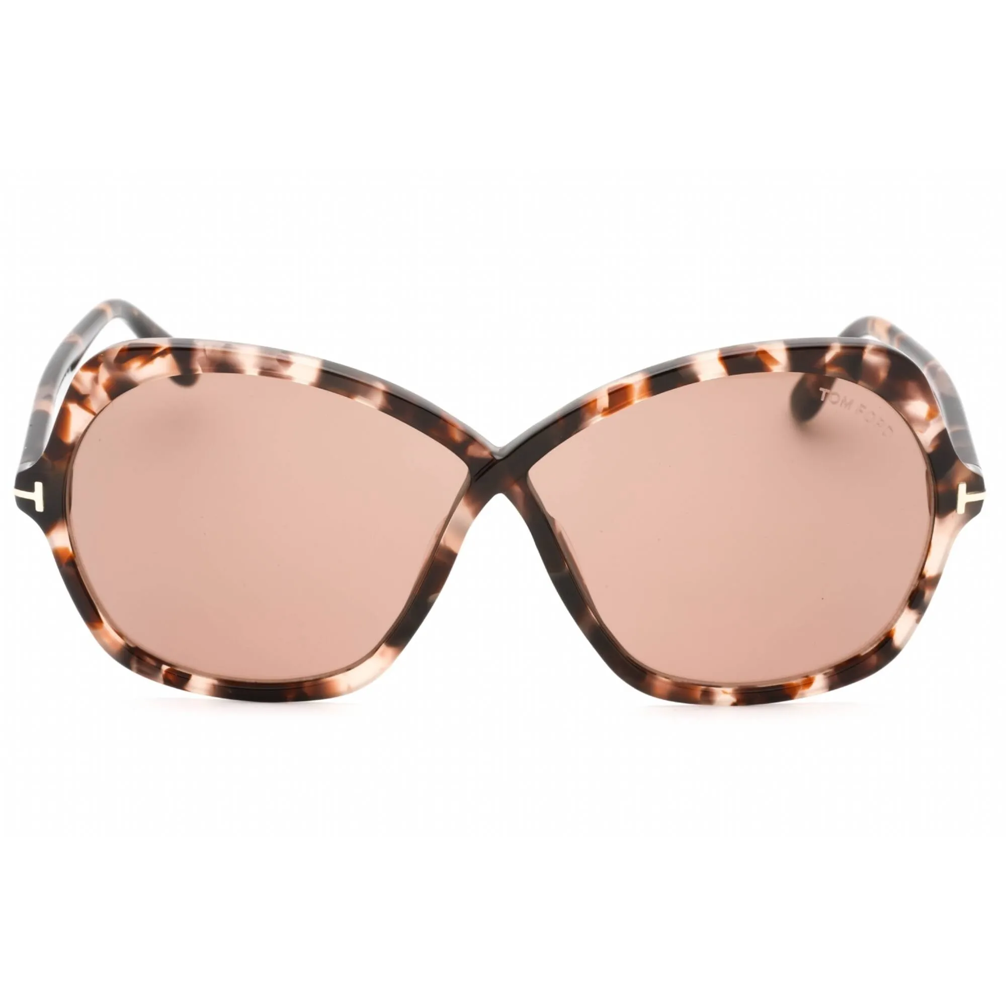 Tom Ford Women's Sunglasses - Coloured Havana Butterfly Frame Violet Lens | FT1013 55Y
