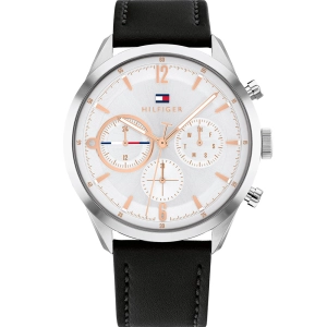 Tommy Hilfiger 1791941 Matthew Black Leather Mens Watch