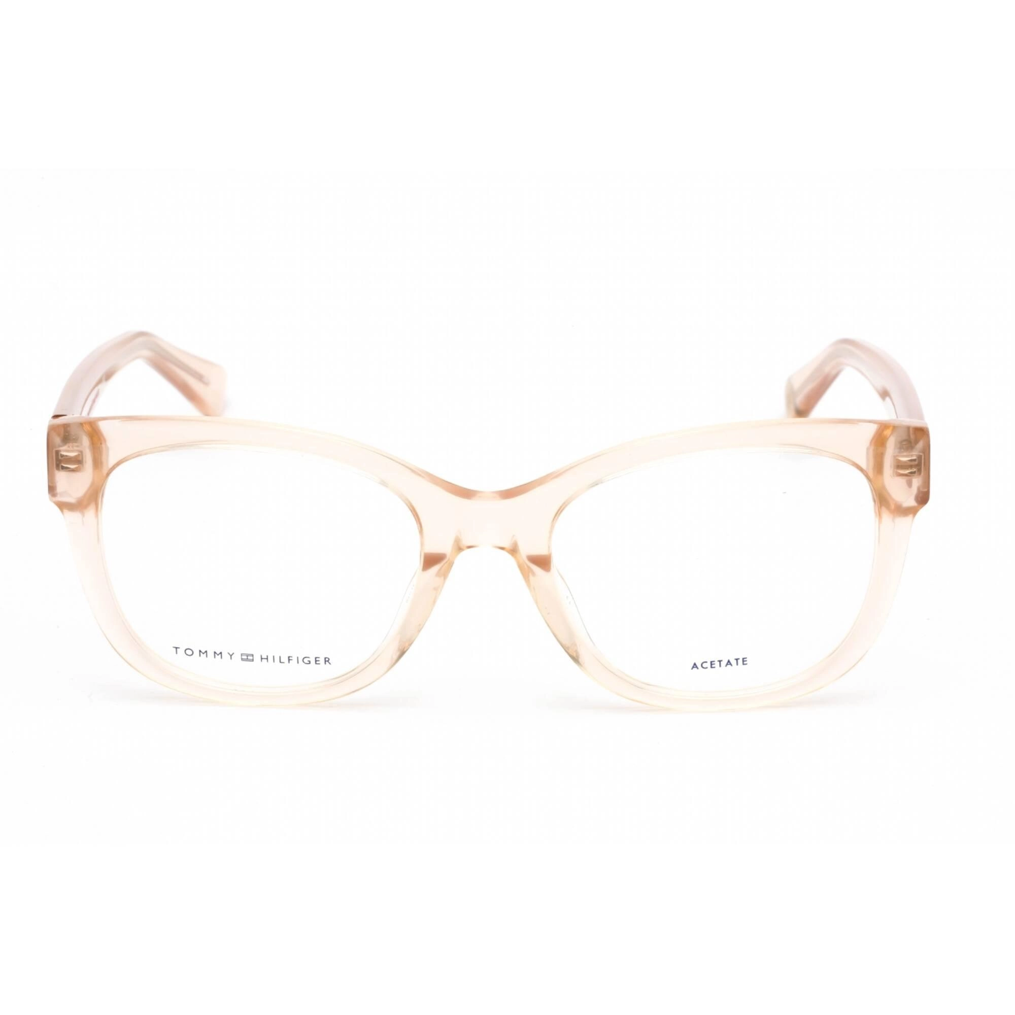 Tommy Hilfiger Women's Eyeglasses - Cat Eye Shape Nude Plastic Frame | TH 1864 0FWM 00