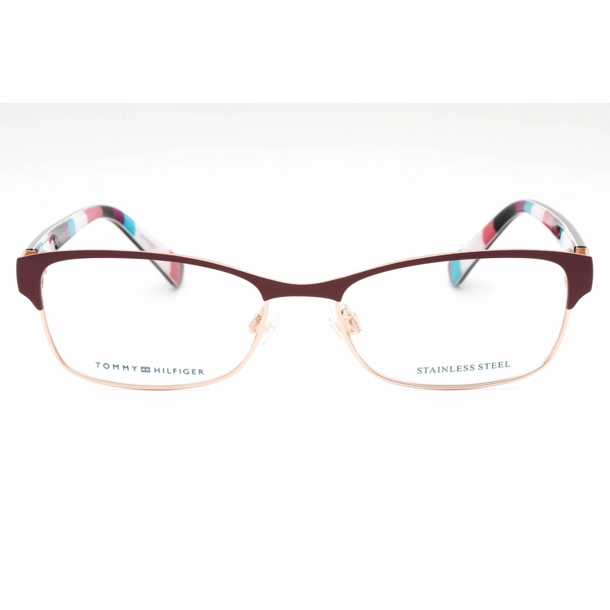 Tommy Hilfiger Women's Eyeglasses - Gold Copper Rectangular Frame | TH 1684 0DDB 00