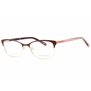 Tommy Hilfiger Women's Eyeglasses - Red Gold Metal Rectangular Frame | TH 1777 0DXL 00