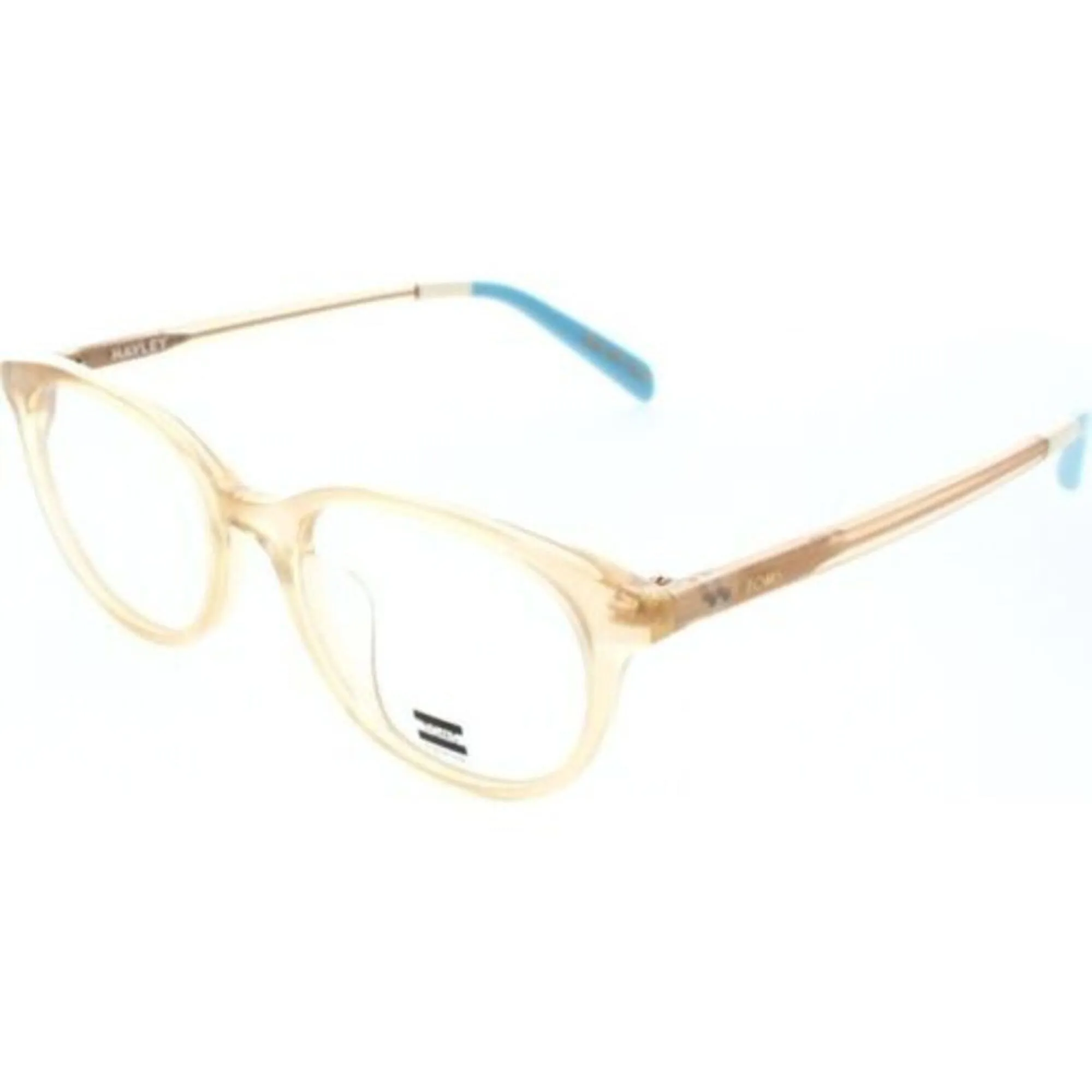 Toms Women's Eyeglasses - Matte Champagne/Light Blue Frame | TOMS HAYLEY 10010502