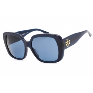 Tory Burch Women's Sunglasses - Milky Navy Plastic Frame Blue Lens | 0TY7112UM 165680