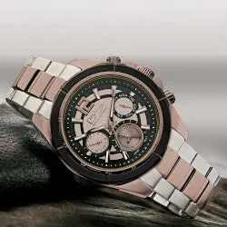 Troyano Rose Gold Multi-Function Watch