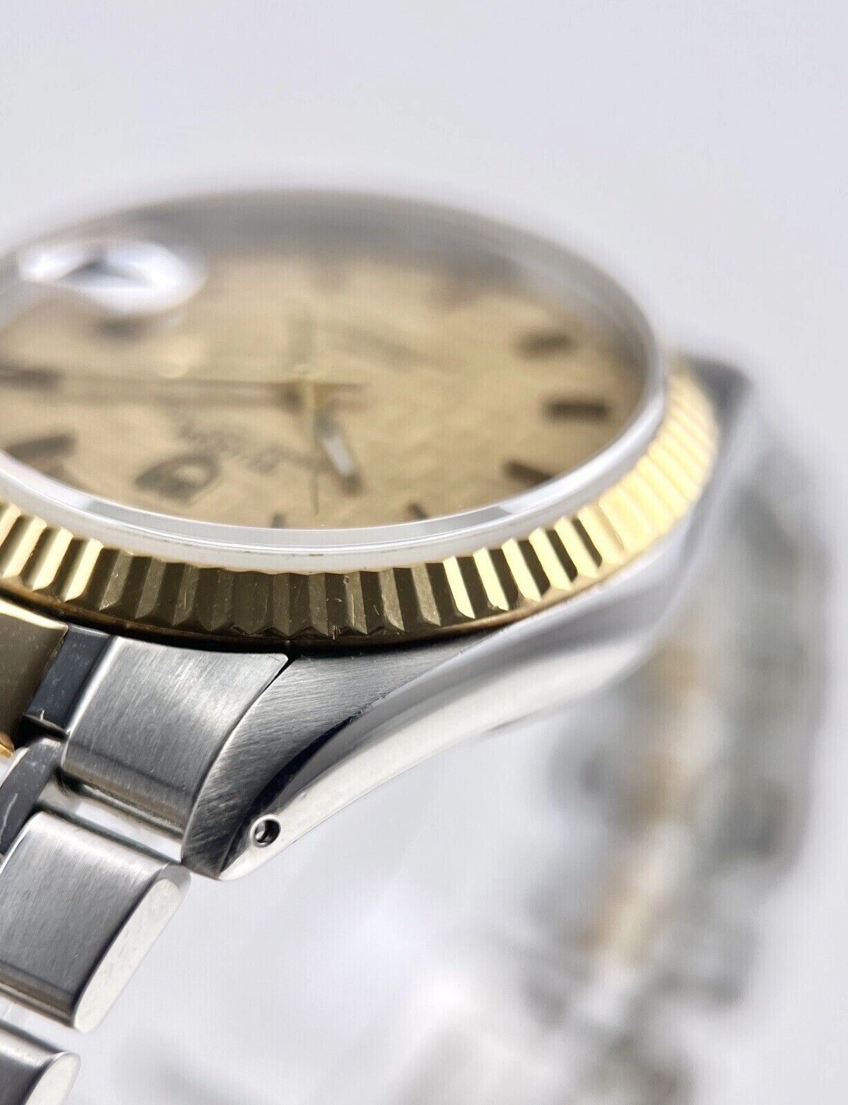 TUDOR Prince Date Day 76213 Champagne Dial Men's Two Tone Automatic Watch