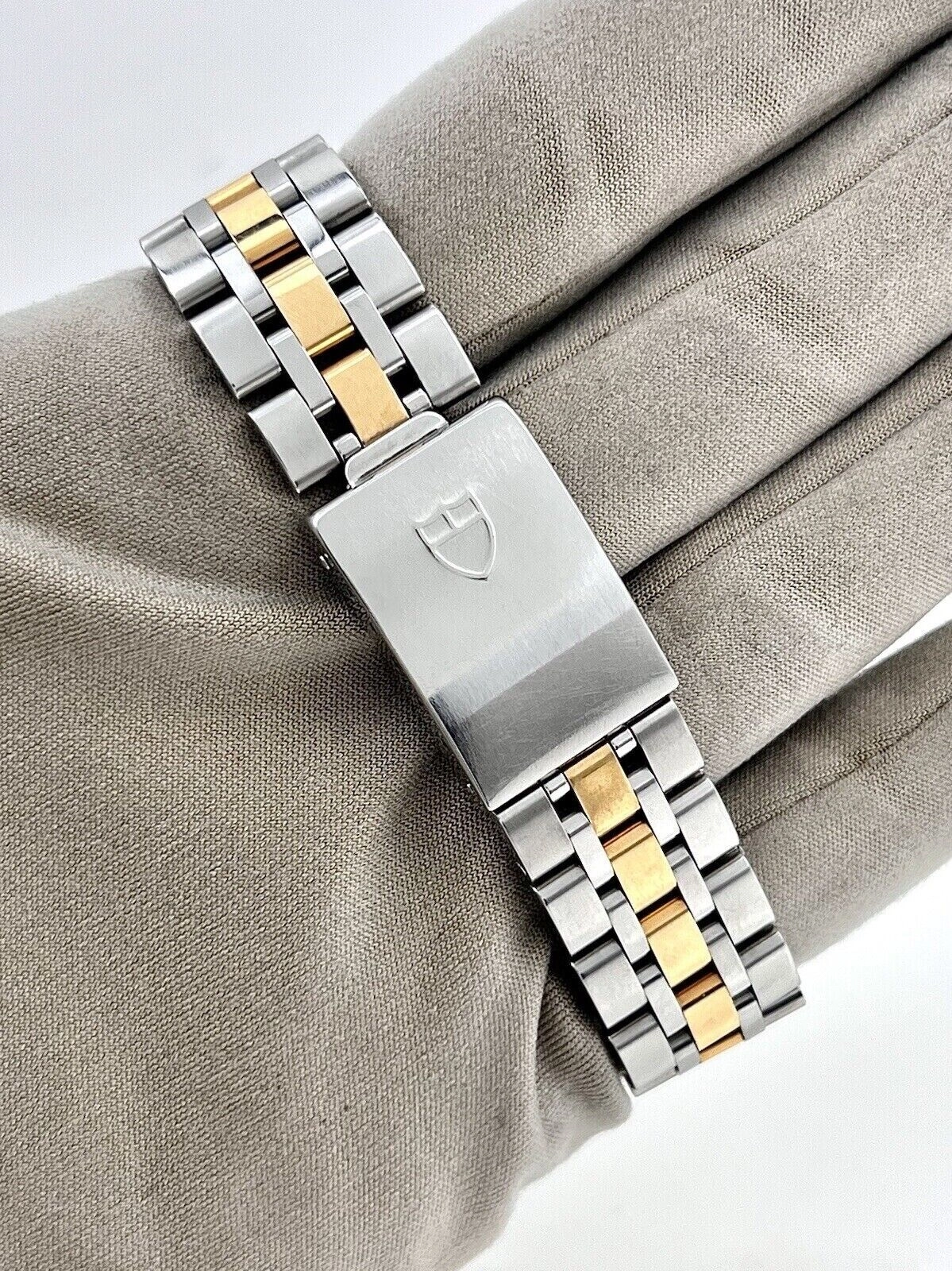 TUDOR Prince Date Day 76213 Champagne Dial Men's Two Tone Automatic Watch