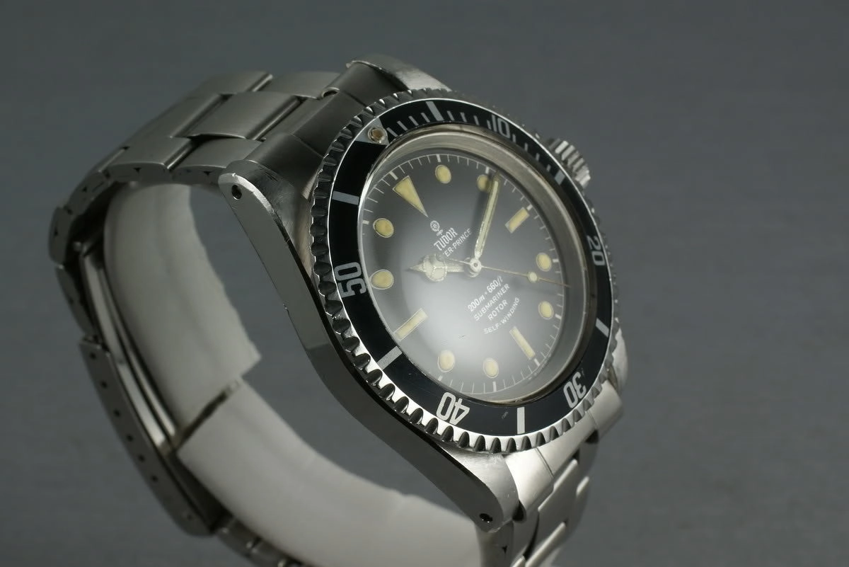 Tudor Submariner silver gilt and light brown dial  7928