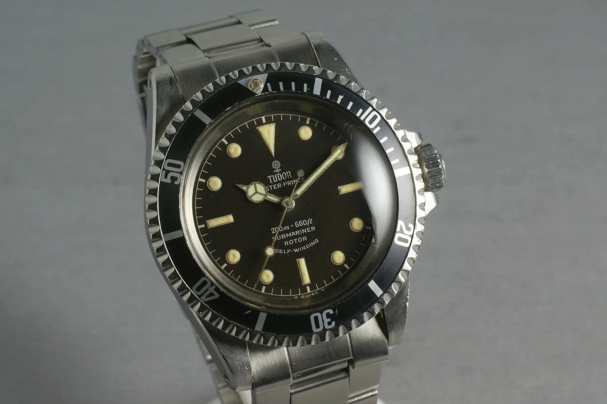 Tudor Submariner silver gilt and light brown dial  7928