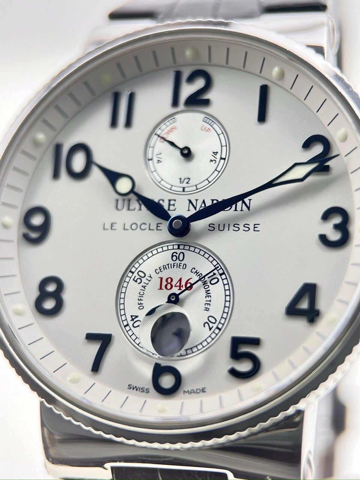 Ulysse Nardin Automatic 41mm Cream Dial 263-66 Stainless Steel - Watch Only