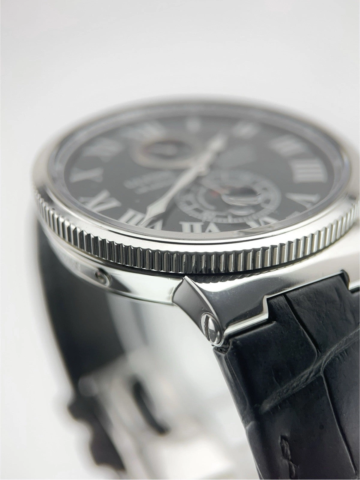 Ulysse Nardin Marine Stainless Steel Black Dial 43mm Automatic Mens Watch 263-67