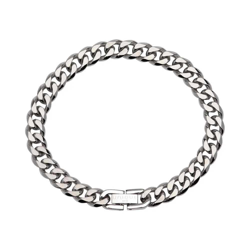 Unique & Co Stainless Steel Mens Bracelet LAB-155 19cms