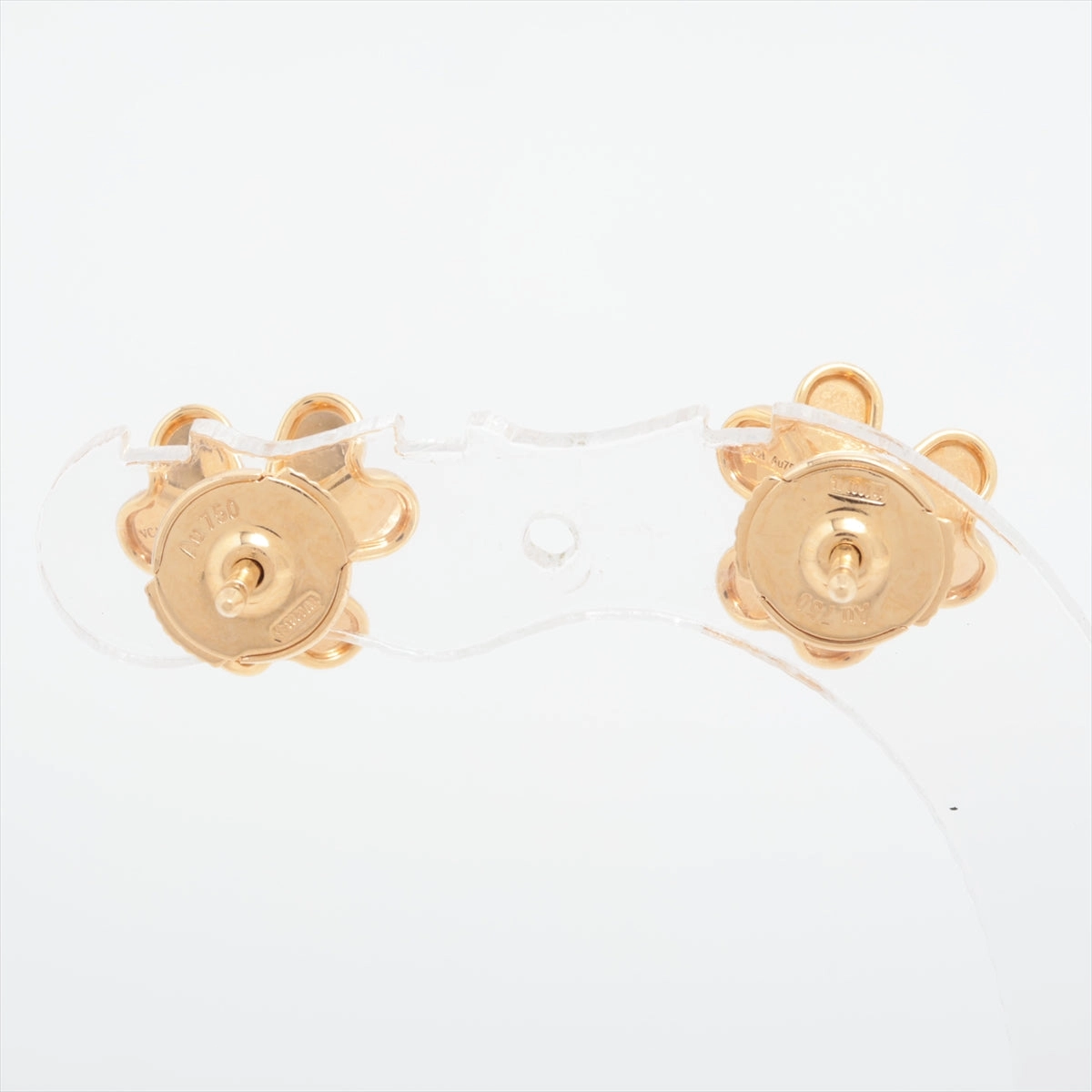 Van Cleef & Arpels Frivole Mini Diamond Gold Earrings