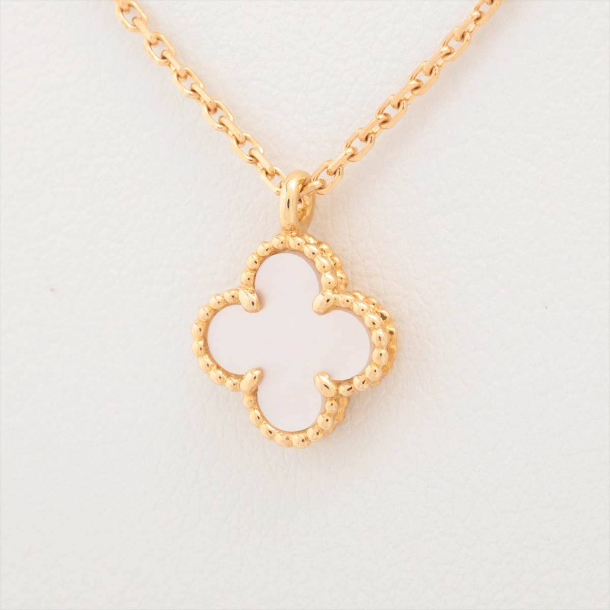 Van Cleef & Arpels Sweet Alhambra Mother of Pearl MOP Necklace