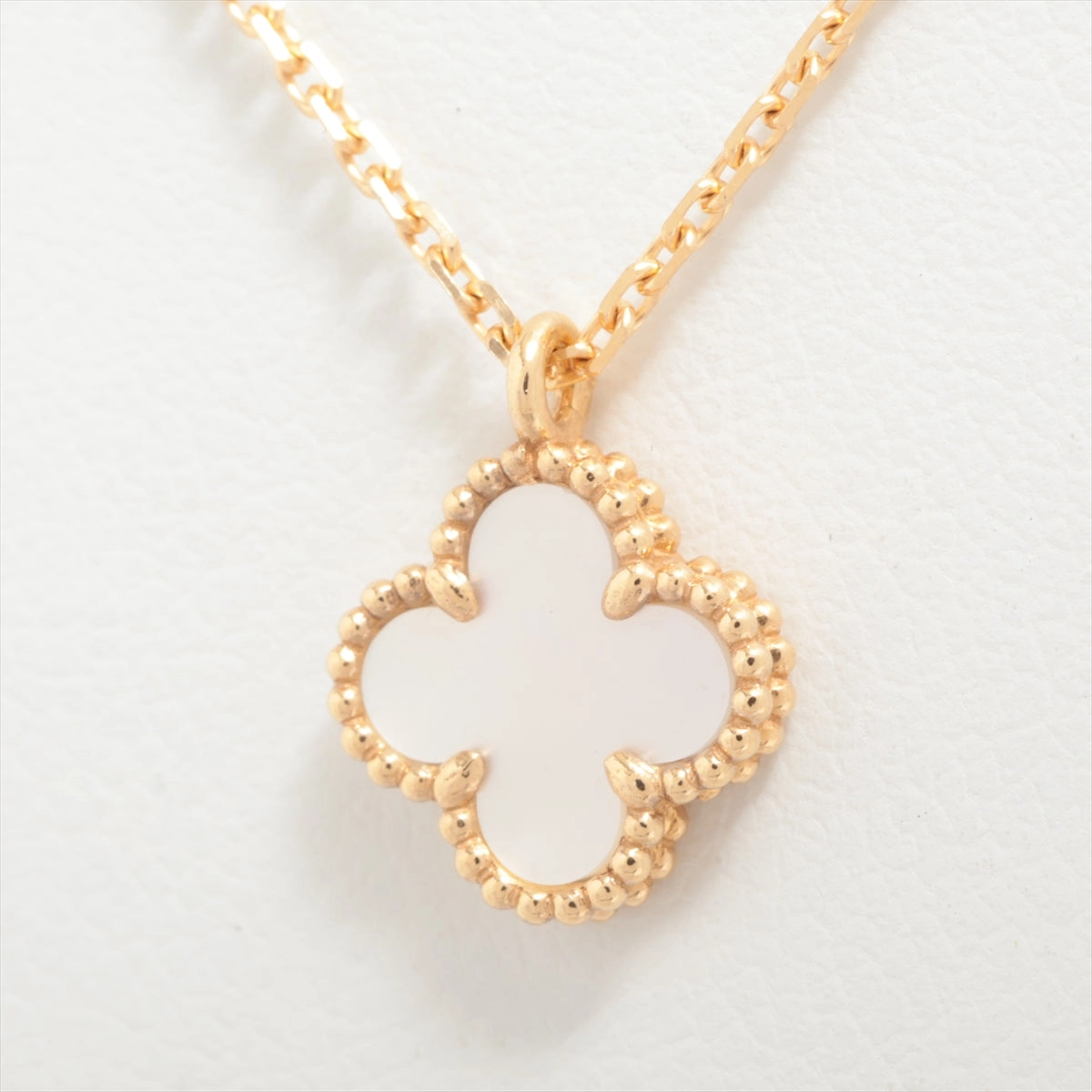 Van Cleef & Arpels Sweet Alhambra Mother of Pearl MOP Necklace
