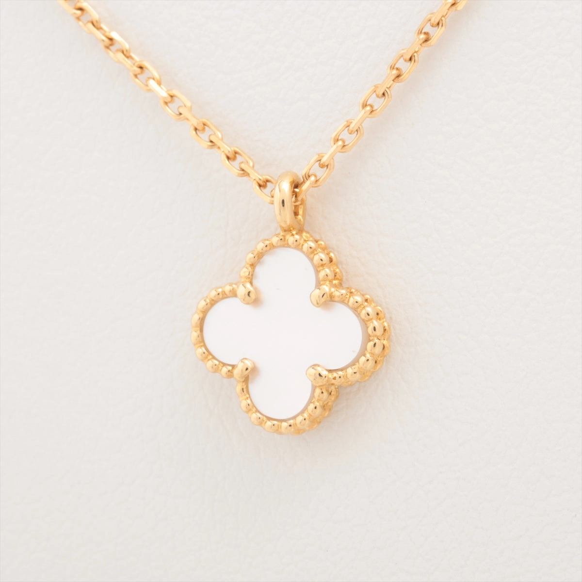 Van Cleef & Arpels Sweet Alhambra Mother of Pearl MOP Necklace