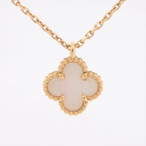 Van Cleef & Arpels Sweet Alhambra Mother of Pearl MOP Necklace