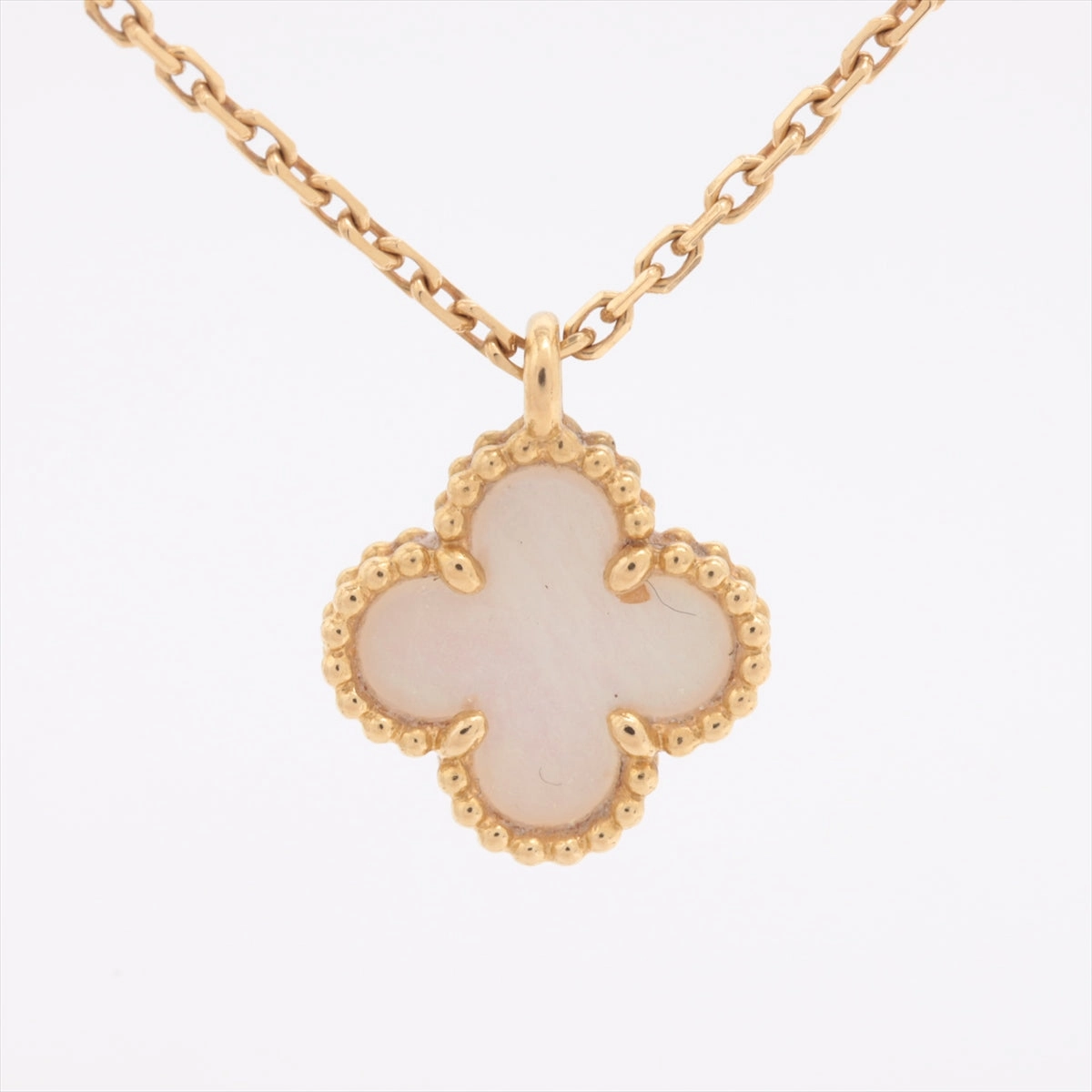 Van Cleef & Arpels Sweet Alhambra Mother of Pearl MOP Necklace