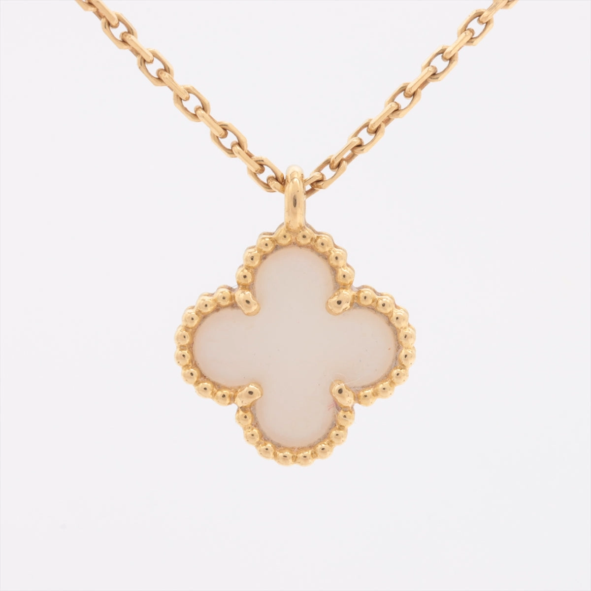 Van Cleef & Arpels Sweet Alhambra Mother of Pearl MOP Necklace