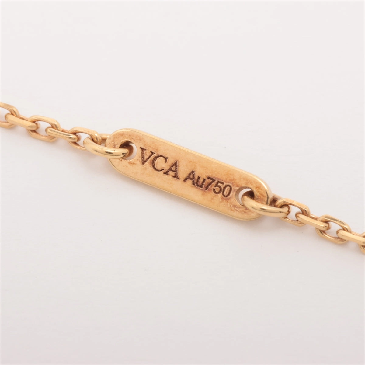 Van Cleef & Arpels Sweet Alhambra White Mother of Pearl MOP Necklace