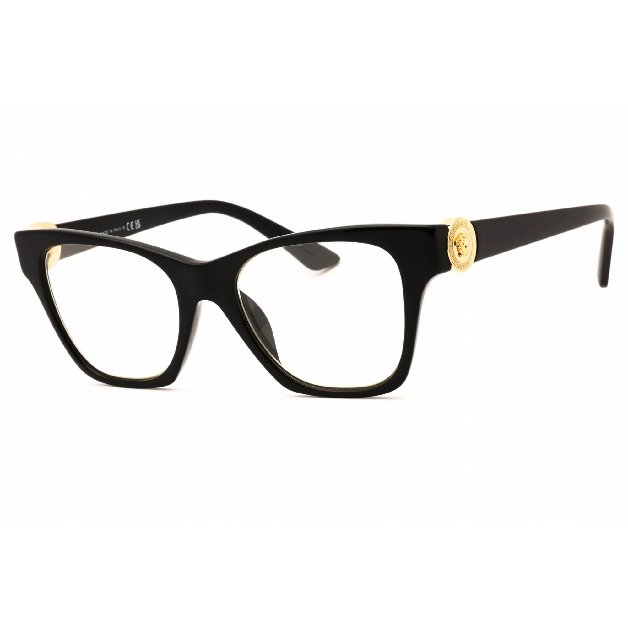 Versace Women's Eyeglasses - Black Plastic Cat Eye Full Rim Frame | 0VE3341U GB1