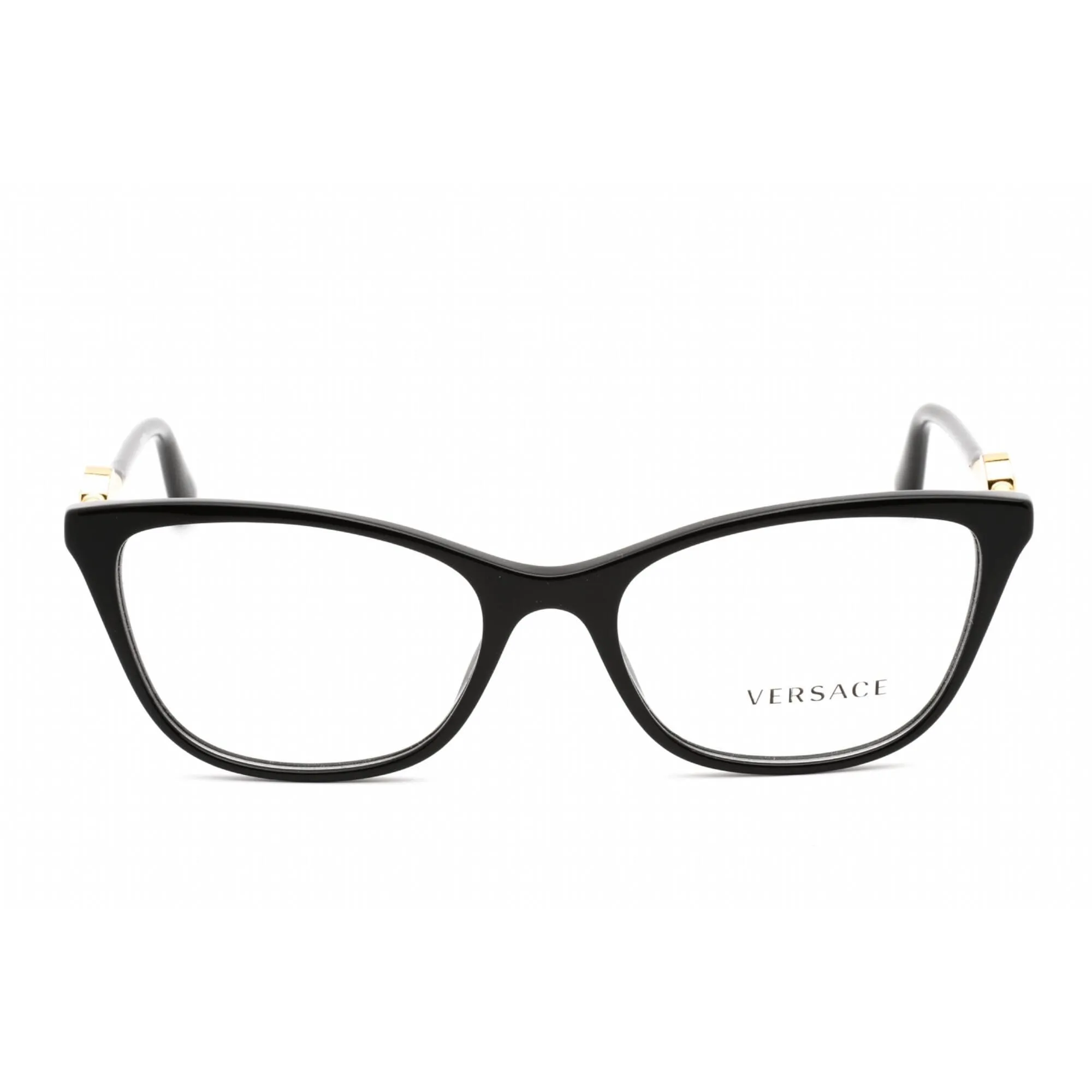 Versace Women's Eyeglasses - Clear Lens Cat Eye Shape Black Acetate Frame | VE3293 GB1
