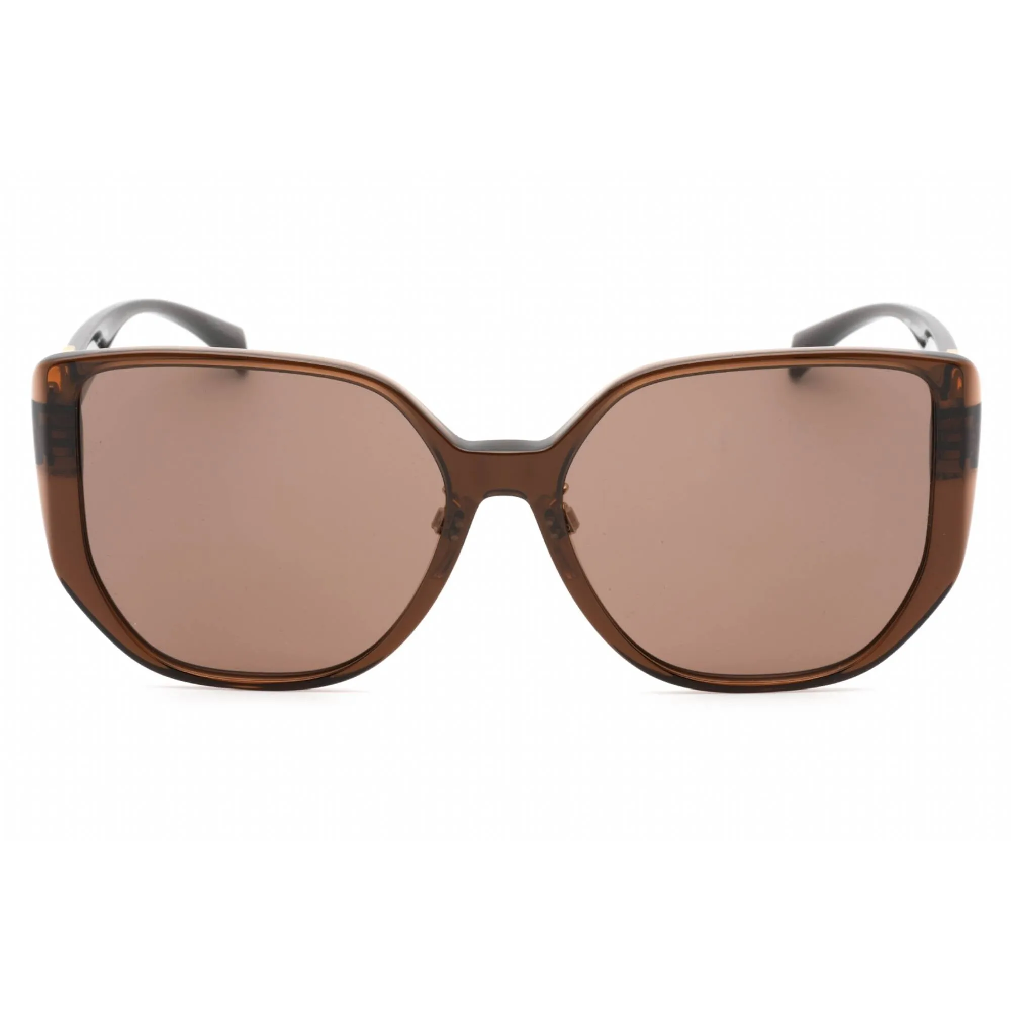 Versace Women's Sunglasses - Black Cat Eye Frame Dark Brown Lens | 0VE4449D 541673