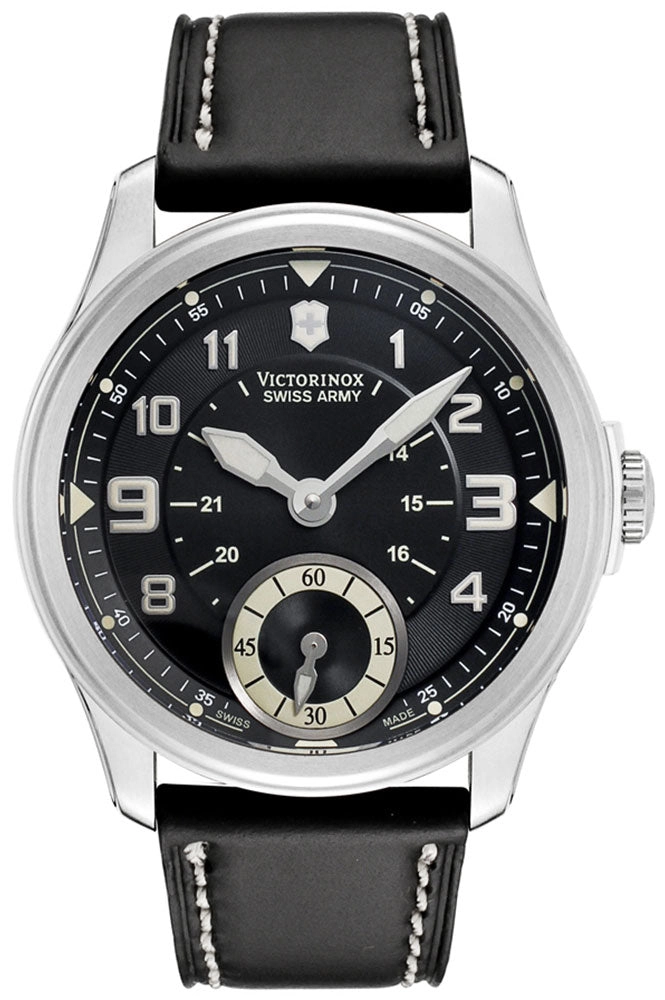 Victorinox Swiss Army Infantry Vintage Small Second Mecha Manual Wind Mens Strap Watch 241377