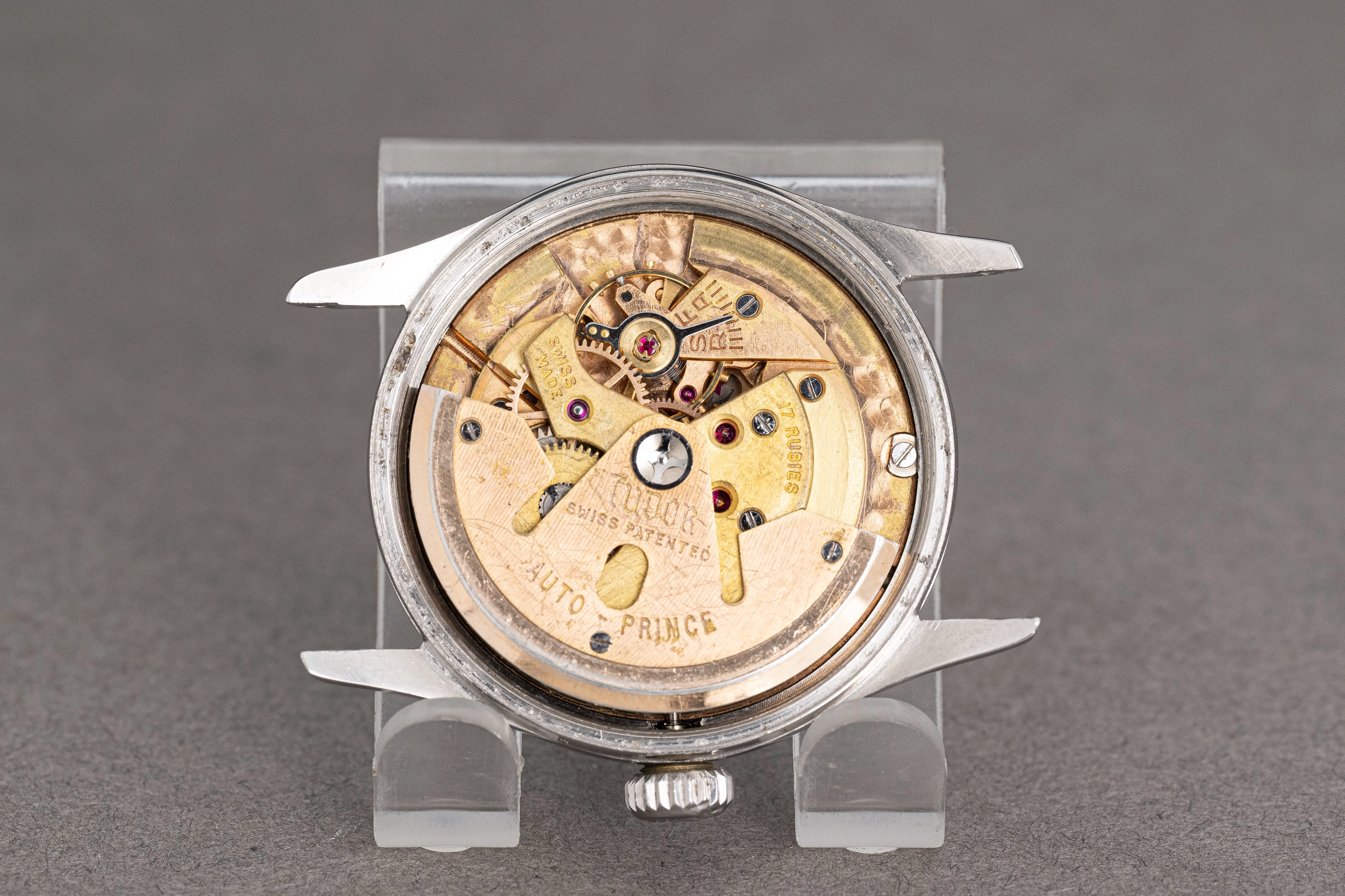 Vintage Tudor 7950 Oyster Prince Big Rose 34mm on Deployant Strap