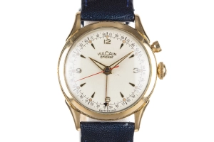 Vulcain 10K YG Cricket Alarm Watch