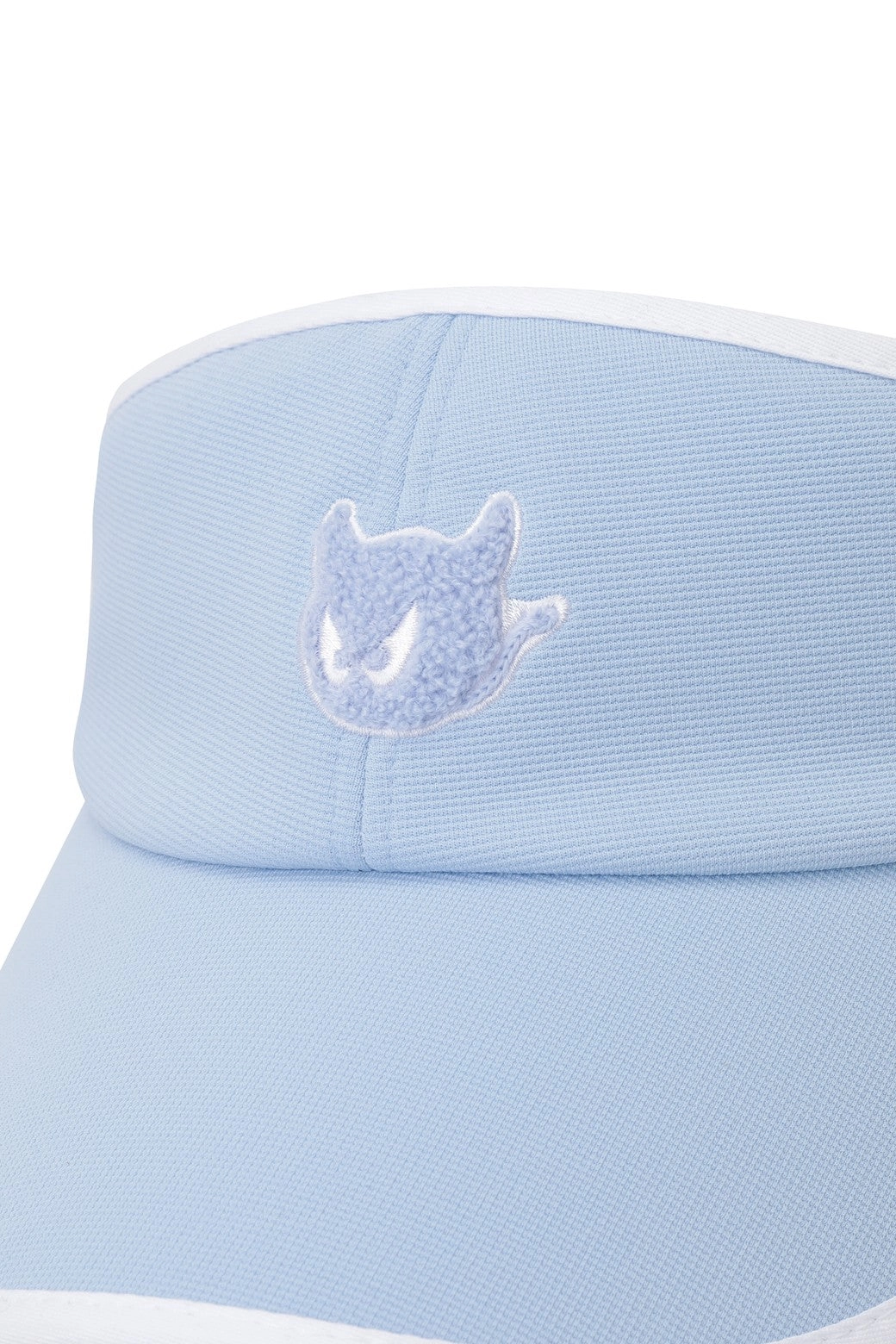 Women Ribbon Visor Light Blue