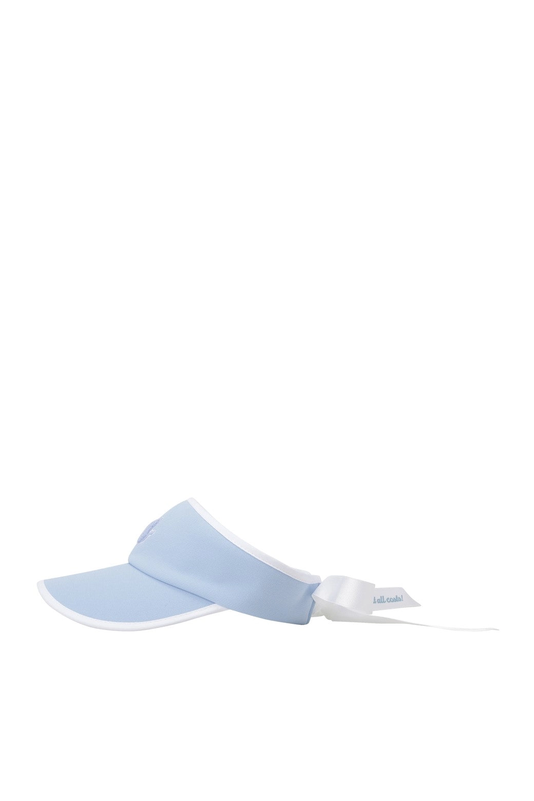 Women Ribbon Visor Light Blue