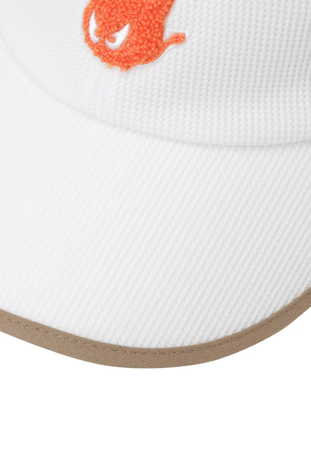 Women Ribbon Visor Light Brown
