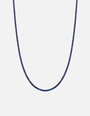 Zane Lapis Necklace, Sterling Silver