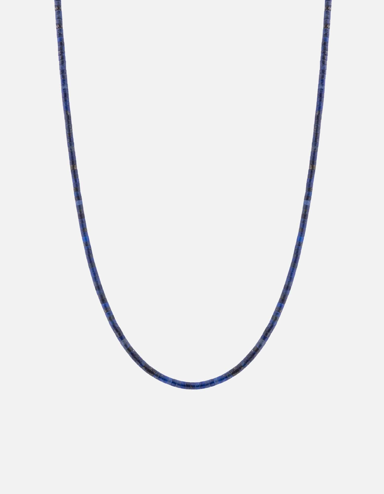 Zane Lapis Necklace, Sterling Silver